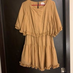 princess polly layered ruffle sun dress